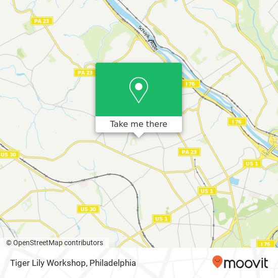 Tiger Lily Workshop map