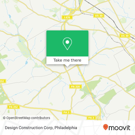 Design Construction Corp map