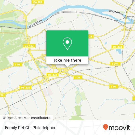 Family Pet Ctr map