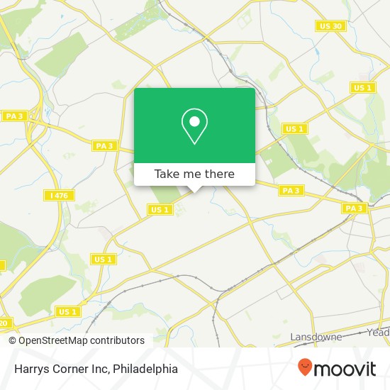 Mapa de Harrys Corner Inc