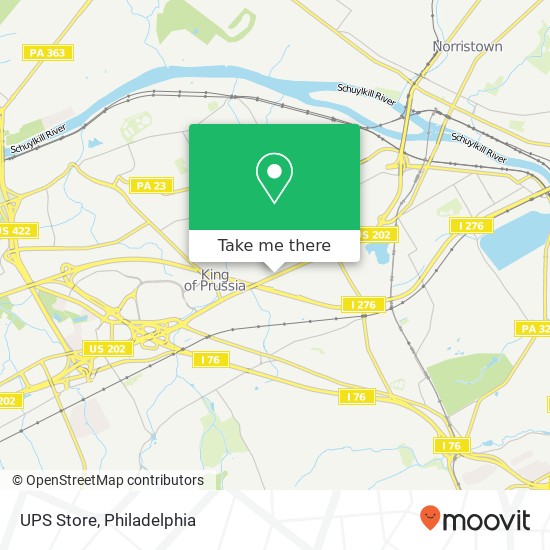 UPS Store map