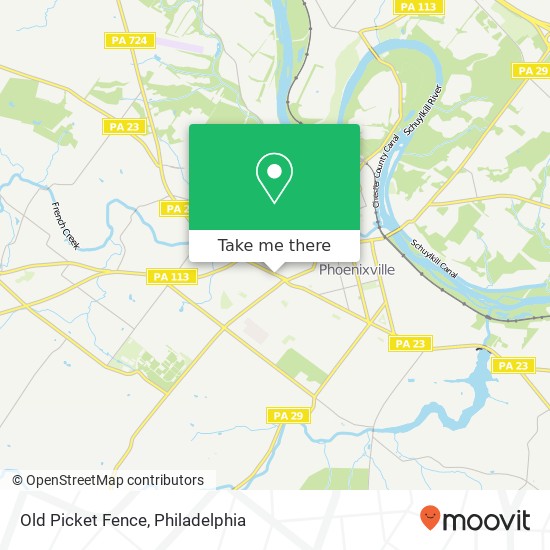 Mapa de Old Picket Fence