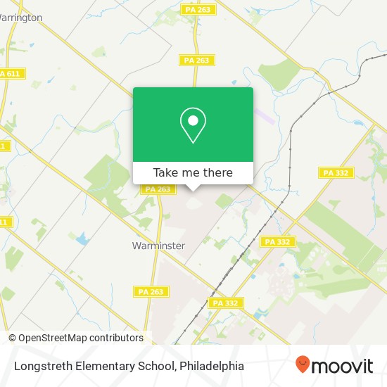 Longstreth Elementary School map