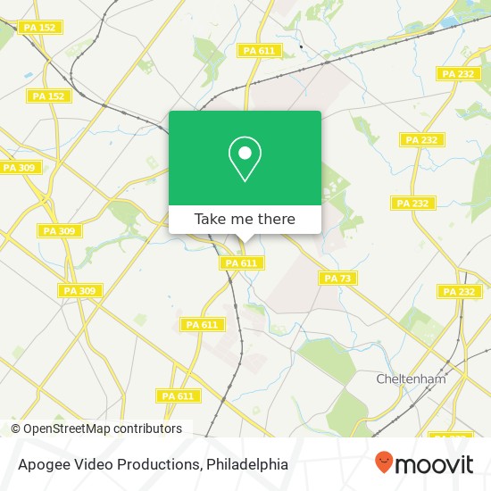 Apogee Video Productions map