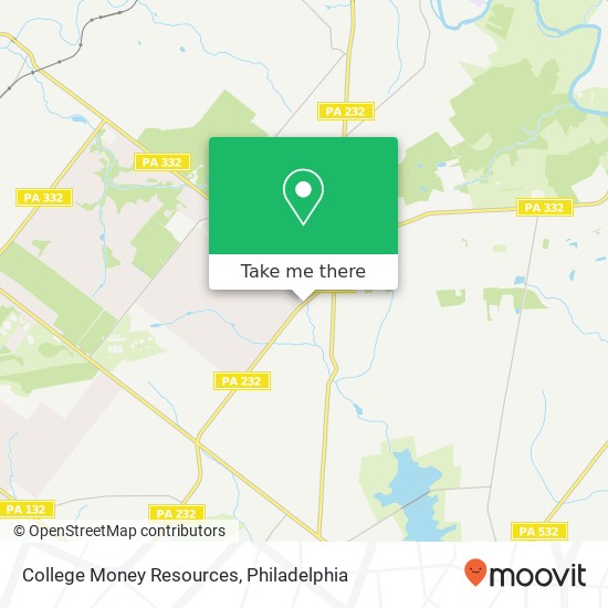 College Money Resources map