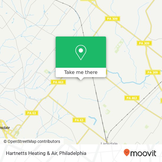 Mapa de Hartnetts Heating & Air