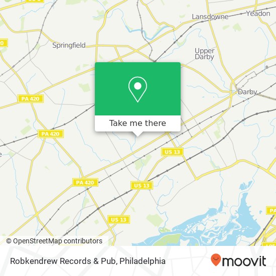 Robkendrew Records & Pub map