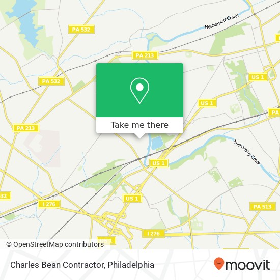 Mapa de Charles Bean Contractor