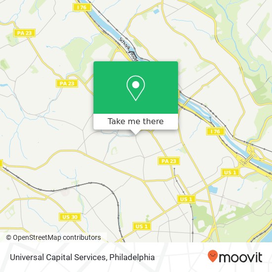 Universal Capital Services map