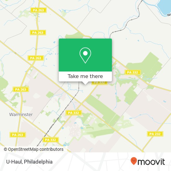 U-Haul map