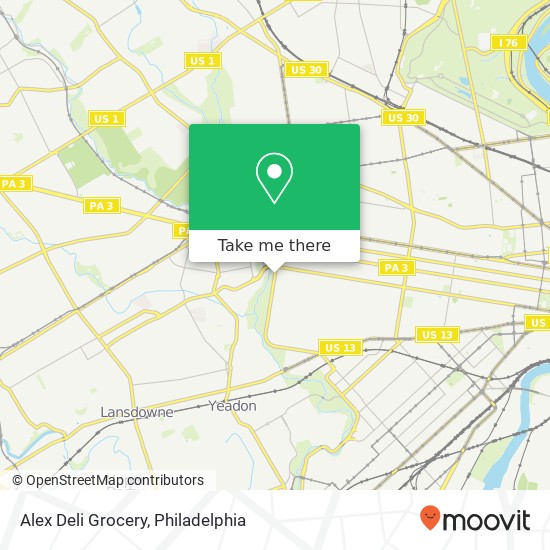 Mapa de Alex Deli Grocery