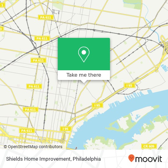 Shields Home Improvement map