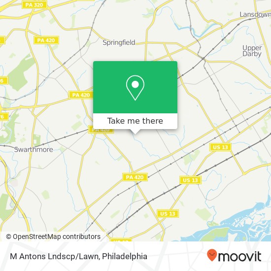 M Antons Lndscp/Lawn map
