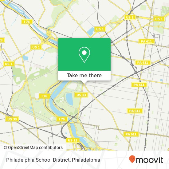 Philadelphia School District map