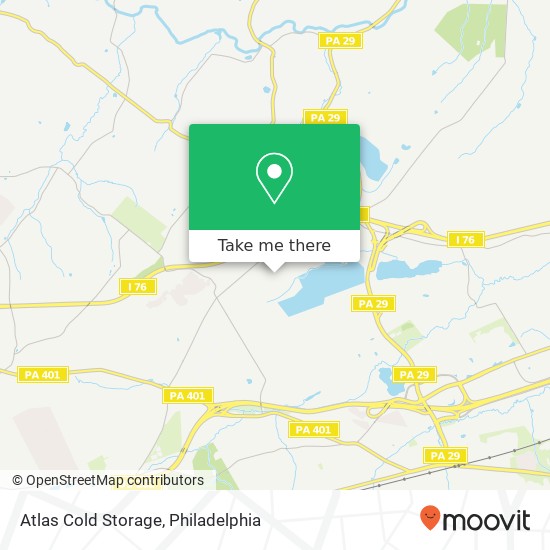 Atlas Cold Storage map