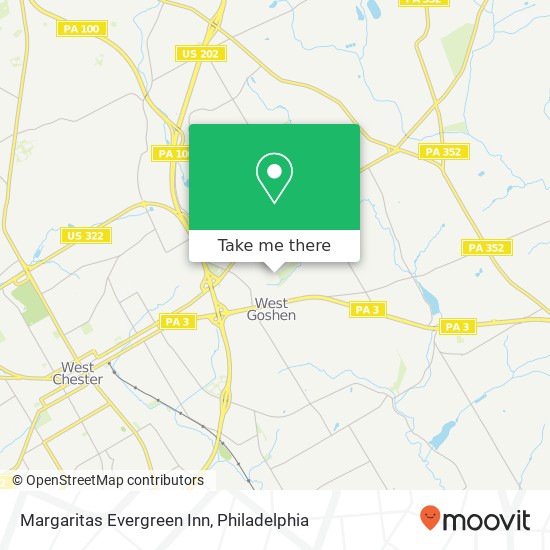 Margaritas Evergreen Inn map