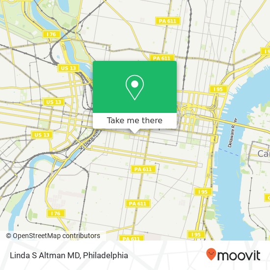 Linda S Altman MD map