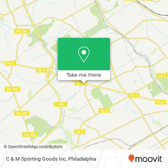 Mapa de C & M Sporting Goods Inc