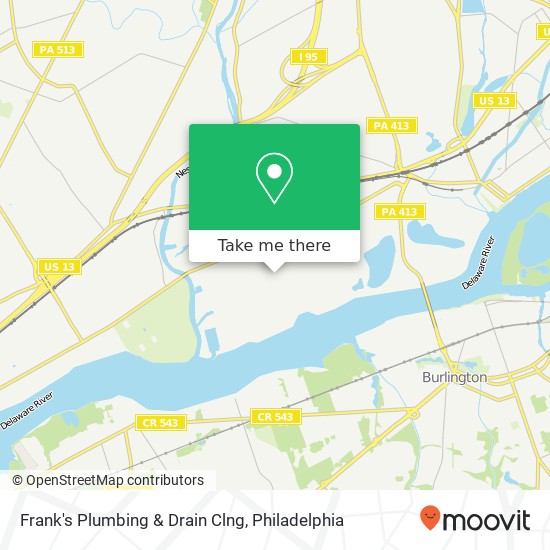 Mapa de Frank's Plumbing & Drain Clng