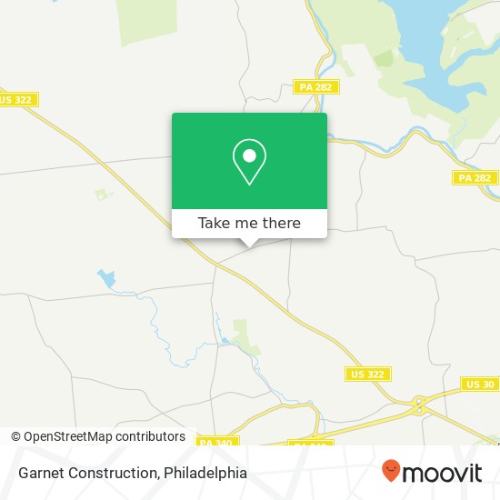 Garnet Construction map