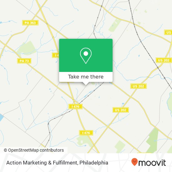 Action Marketing & Fulfillment map