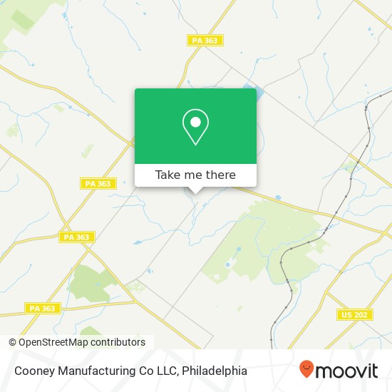 Cooney Manufacturing Co LLC map