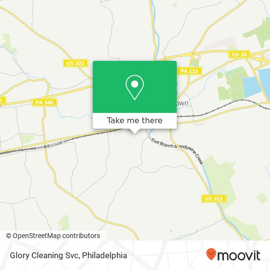 Glory Cleaning Svc map