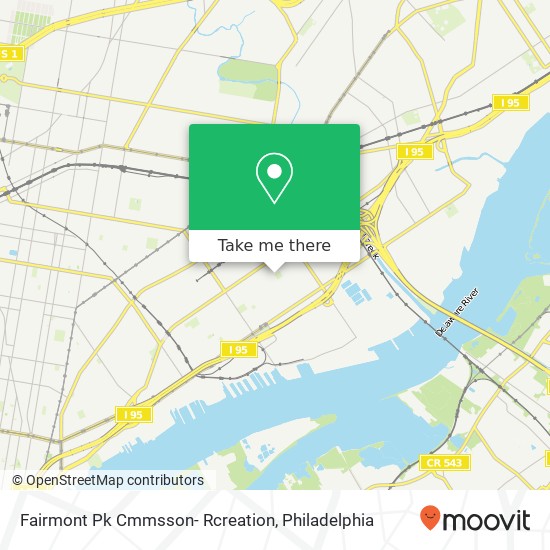 Fairmont Pk Cmmsson- Rcreation map