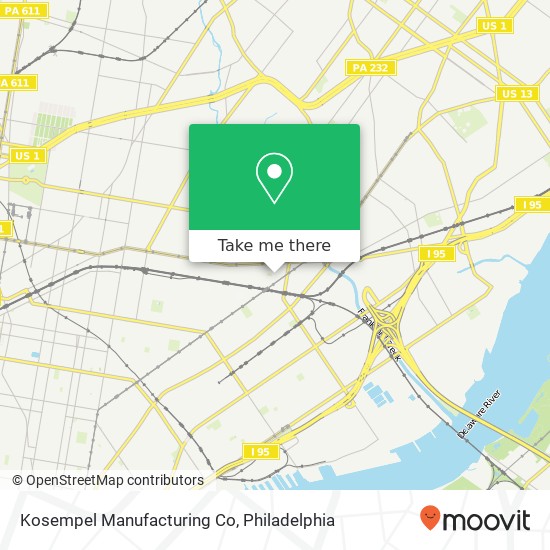 Kosempel Manufacturing Co map