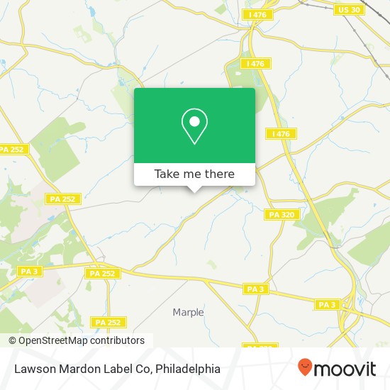 Mapa de Lawson Mardon Label Co