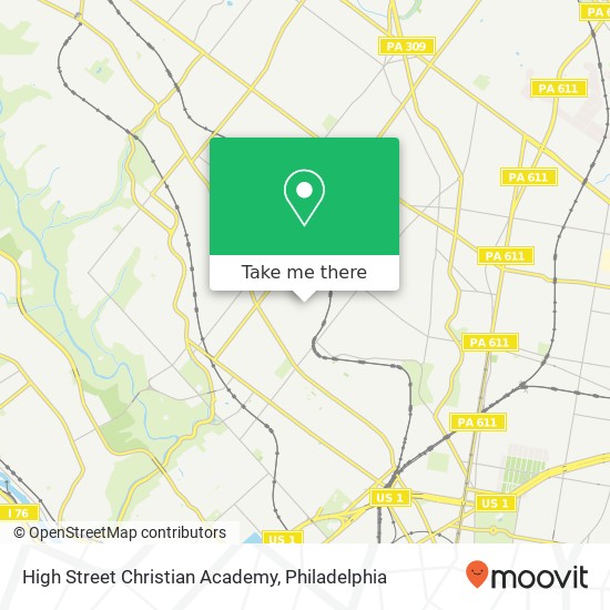 High Street Christian Academy map