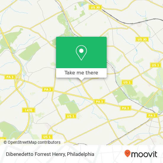 Mapa de Dibenedetto Forrest Henry