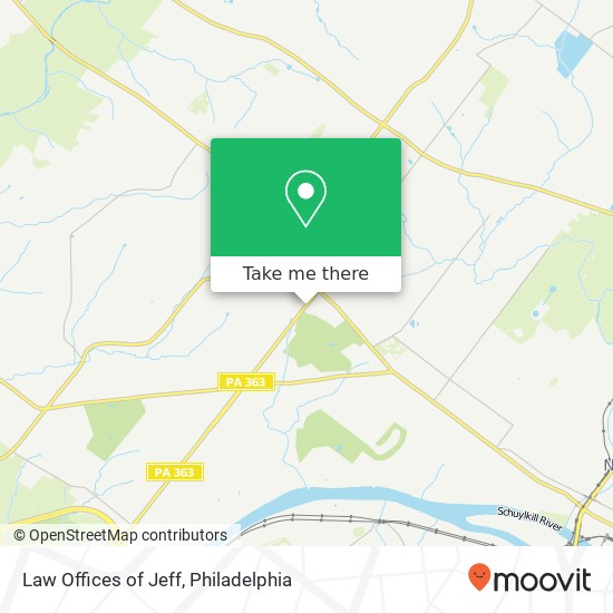 Law Offices of Jeff map