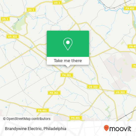 Brandywine Electric map