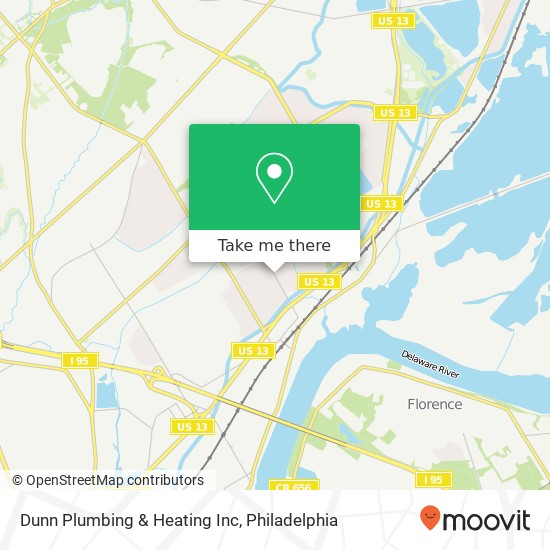 Mapa de Dunn Plumbing & Heating Inc