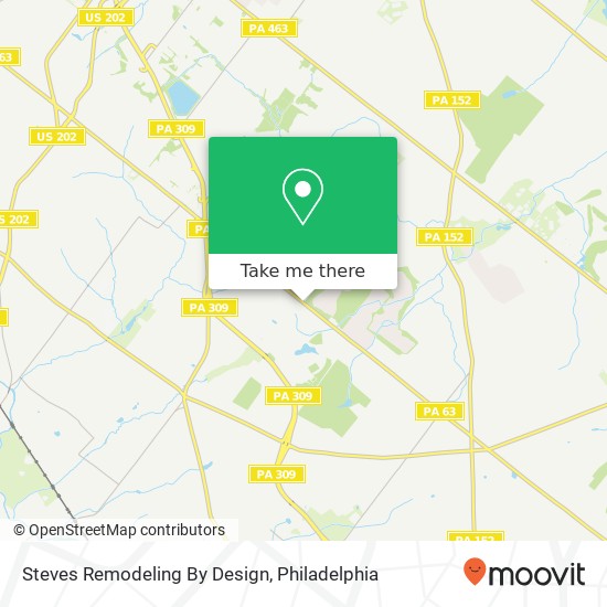Mapa de Steves Remodeling By Design