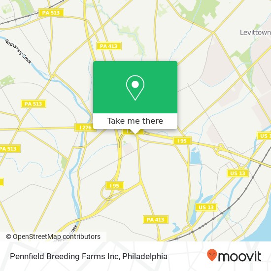 Pennfield Breeding Farms Inc map