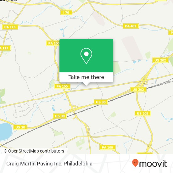 Mapa de Craig Martin Paving Inc