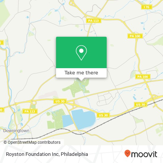 Royston Foundation Inc map