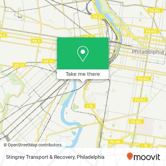 Stingrey Transport & Recovery map