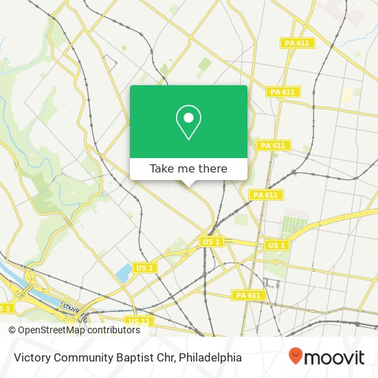 Victory Community Baptist Chr map