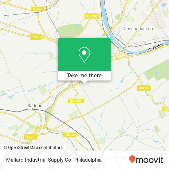 Mapa de Mallard Industrial Supply Co