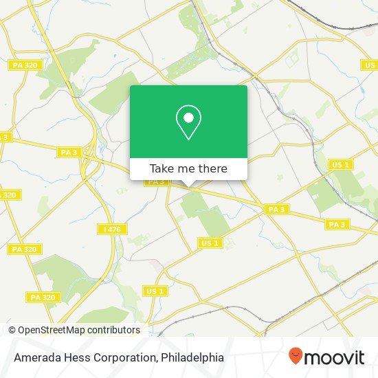 Amerada Hess Corporation map