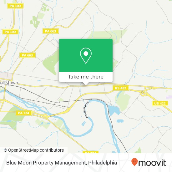 Blue Moon Property Management map
