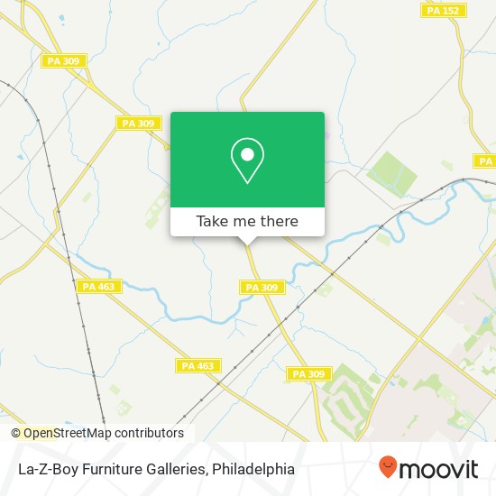 La-Z-Boy Furniture Galleries map