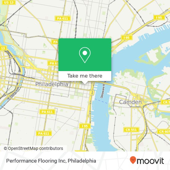 Performance Flooring Inc map