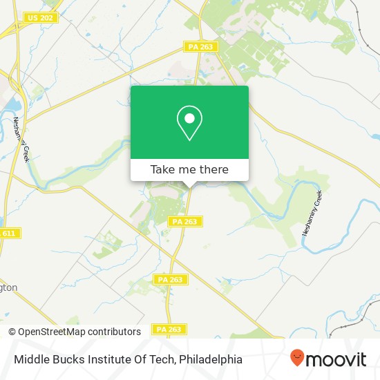 Middle Bucks Institute Of Tech map