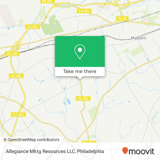Mapa de Allegiance Mktg Resources LLC