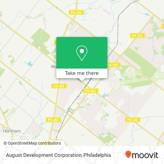 August Development Corporation map