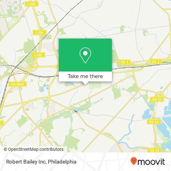 Robert Bailey Inc map